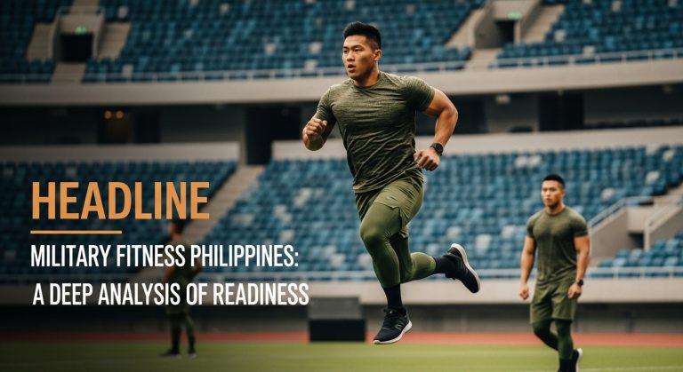 Dawn military-style fitness session with civilians and service members in the Philippines.