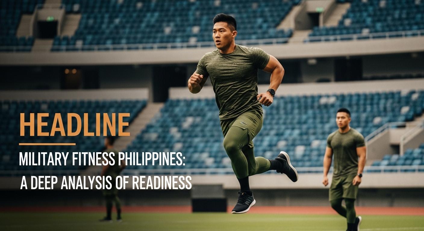 Dawn military-style fitness session with civilians and service members in the Philippines.