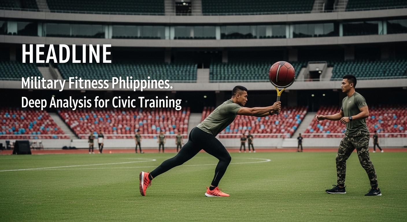Diverse group performing a circuit-style workout in a Philippine gym, blending military-inspired training with civilian