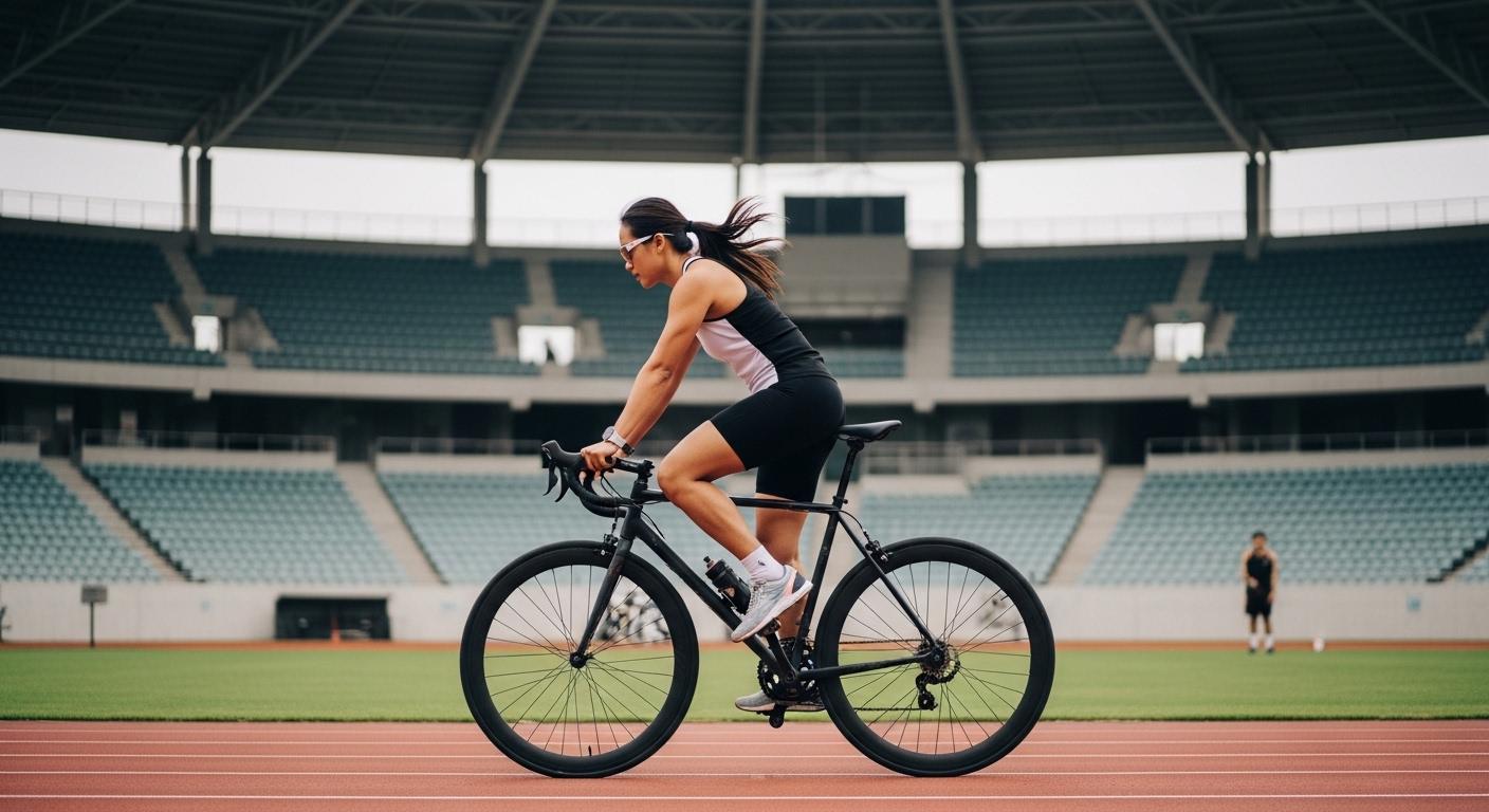 Filipino athletes training in a gym for endurance-focused workouts.