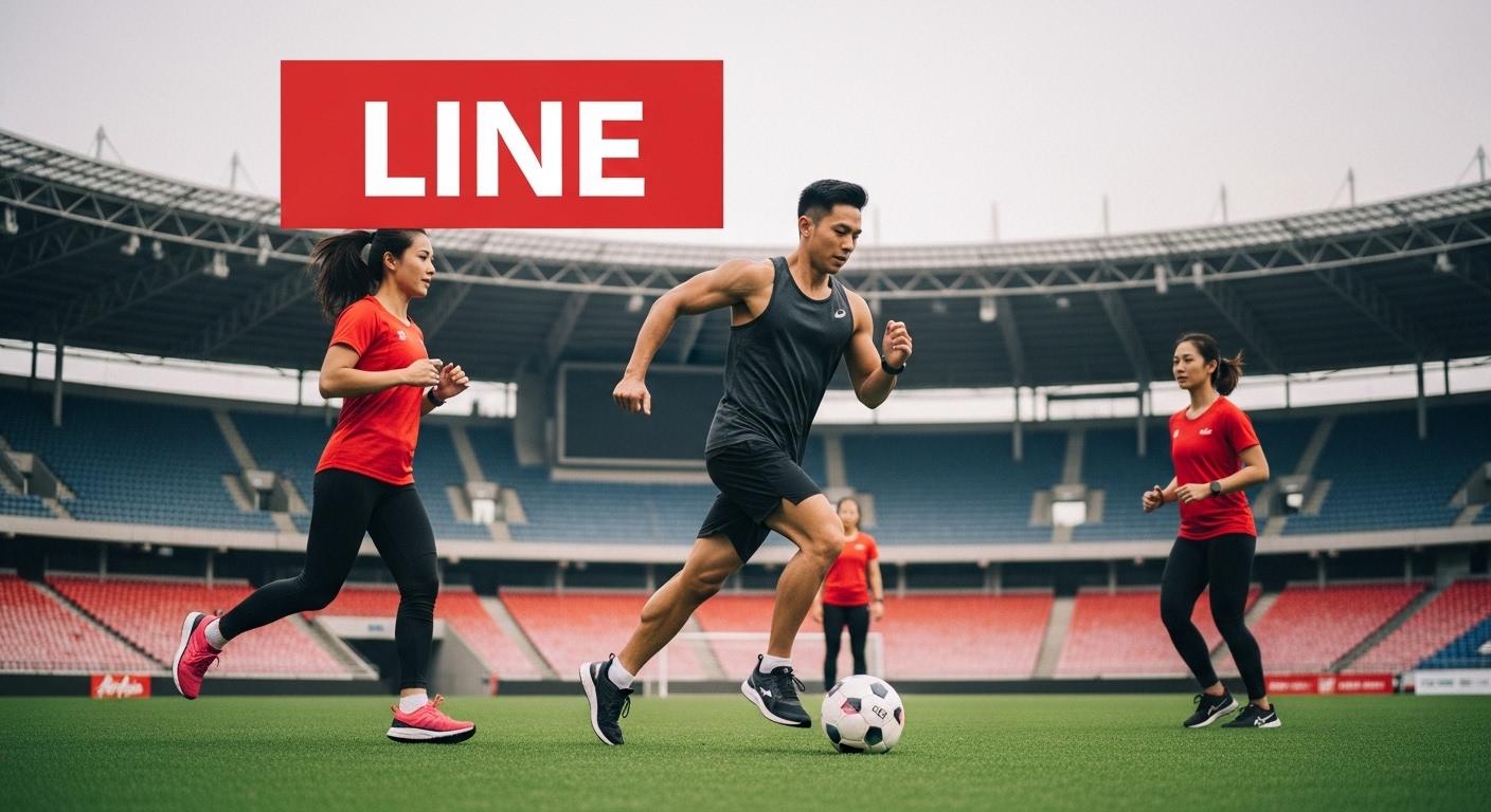 Traveler athlete planning fitness trip with air routes on a map