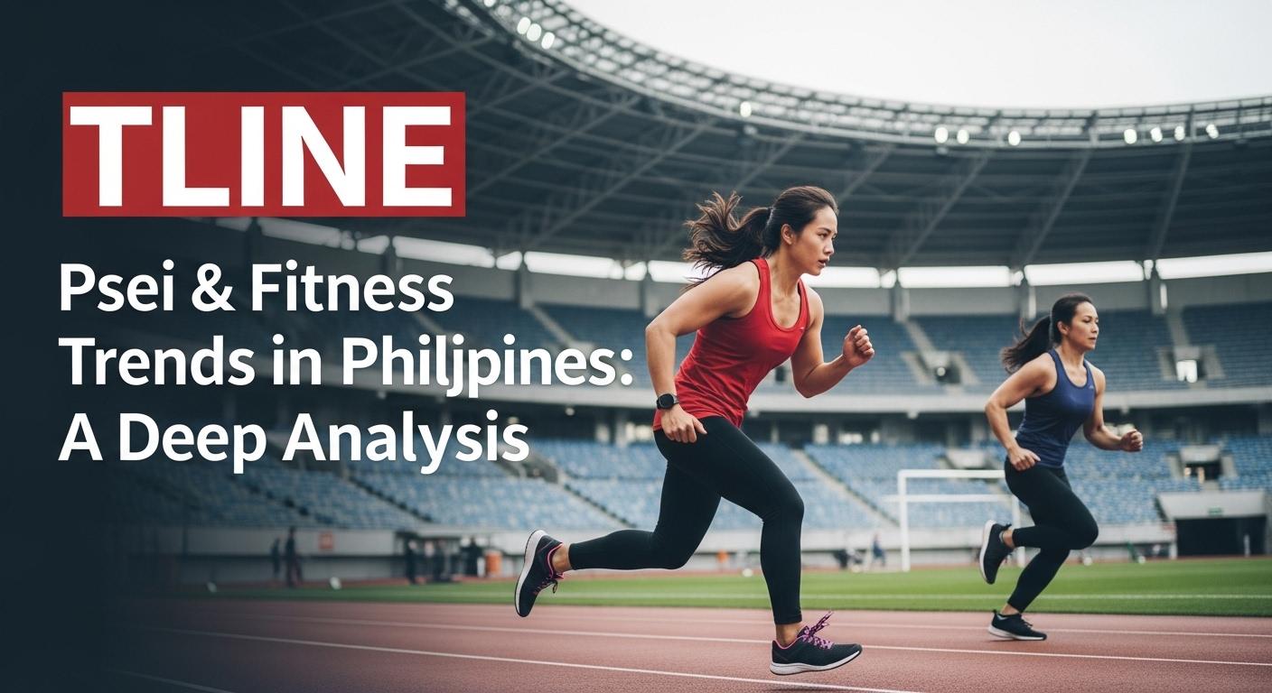 Fitness gym in the Philippines with stock market overlay showing trends