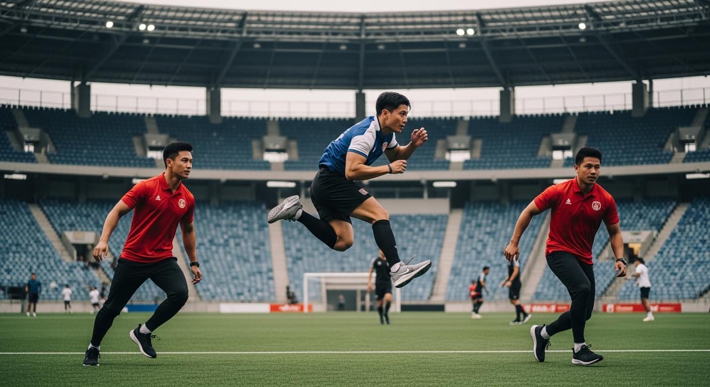 Philippines fitness gym with code-inspired graphics representing progress