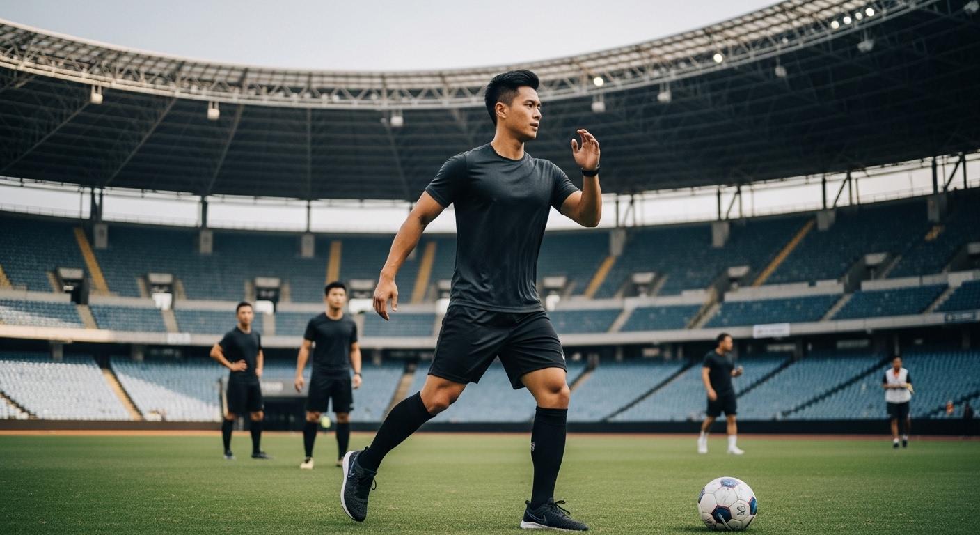 Philippines fitness gym with code-inspired graphics representing progress