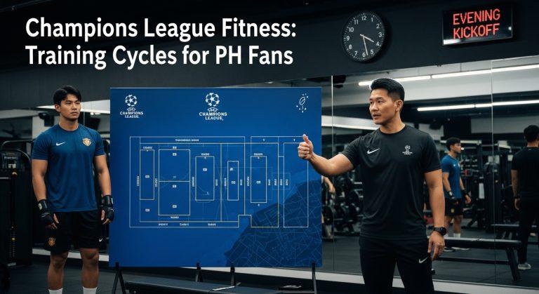 Fitness trainer planning Champions League training cycles for Philippine audience